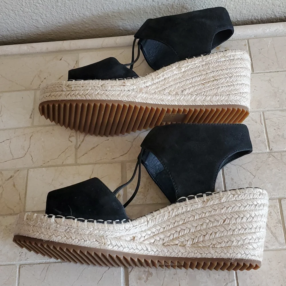 NEW Eileen Fisher Espadrille Sandals - Picture 4 of 8
